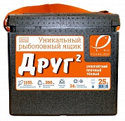 Ящик рыболовный Camping World Друг-2 25л цвет Чёрный