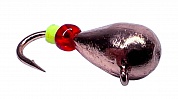 Мормышка DS Fishing Капля с ушком d-3мм 0,5гр #Медь