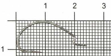 Крючок Hayabusa WRM951 black matte #6