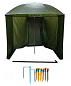 Зонт рыболовный с тентом Kaida SU04-24 Army Green
