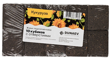 Жмых подсолнечника Dunaev Кукуруза 300гр