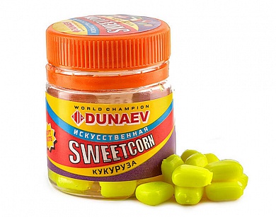 Насадка искусственная Dunaev Кукуруза Жёлтая 10мм