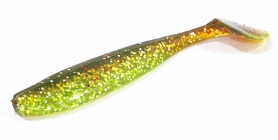 Приманка Allvega Tail Shaker 10см #Green oil confetti