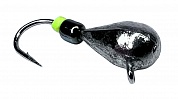 Мормышка DS Fishing Капля с ушком d-4мм 1гр #Никель