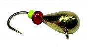 Мормышка DS Fishing Капля с ушком d-3мм 0,5гр #Золото