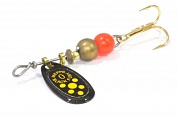 Блесна Mepps Black Fury Comet 0 #Black/Yellow 2гр