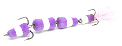 Мандула Lex Premium Classic 130мм #фиолетовый/белый/фиолетовый