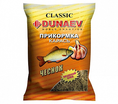 Прикормка классическая Dunaev Карась Чеснок 900гр